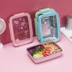 Stainless Steel Insulated Lunch Box | Leak-Proof 4-Sided Lock Food Container for School & Office - Image 3