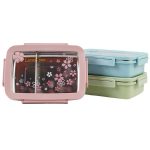 Stainless Steel Insulated Lunch Box | Leak-Proof 4-Sided Lock Food Container for School & Office - Image 5