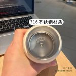 Mini 6 Stainless Steel Thermos Cup, Portable and Stylish Water Bottle for Girls, Children, and Students, with a Straw - Image 6
