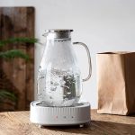 Weight Less Heat Proof Glass Water Jug with Stainless Steel Lid – 2.6Ltr - Image 5