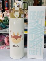 500ml Stainless Steel Water Bottle | Panda, Deer & Rabbit Design - Image 3