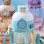 Kids BPA-Free Straw Water Bottle with Carry Strap – 620ml - Image 6