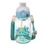 Kids BPA-Free Straw Water Bottle with Carry Strap – 620ml - Image 2