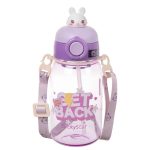 Kids BPA-Free Straw Water Bottle with Carry Strap – 620ml - Image 3