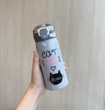 350ml Stainless Steel Water Bottle | Vacuum Insulated | Leak Proof | Cute Cat Design - Image 3